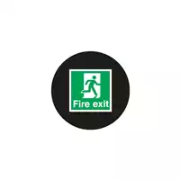 Foto articolo dell\'articolo Gobo in Vetro Borosilicato – Segnale Fire Exit | Compatibile con Proiettori GOBO Service