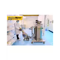 Foto articolo dell\'articolo Trainatore Elettrico SmartMover SM100+ Inox – La Soluzione Igienica e Robusta per la Movimentazione Industriale